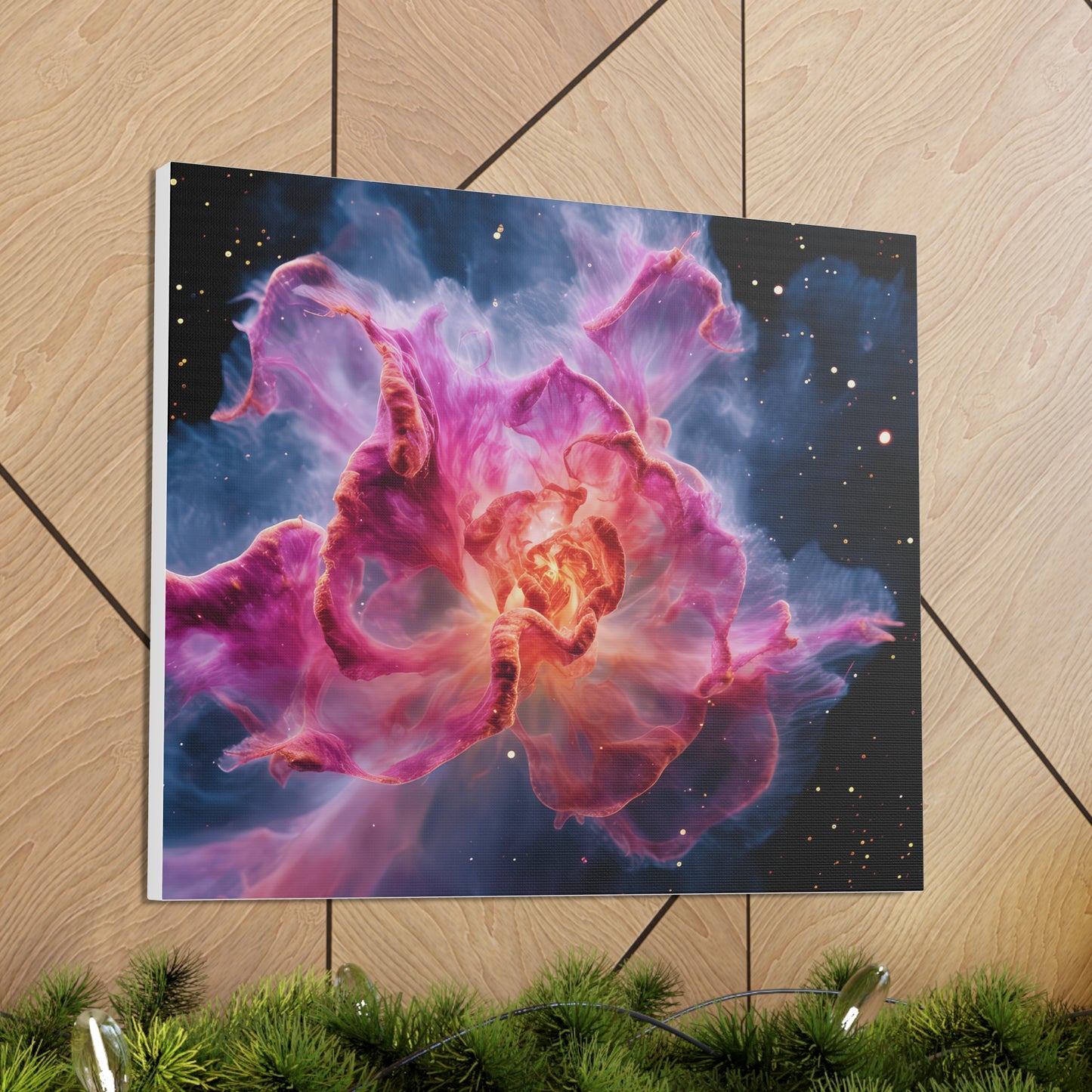 Space Flower 1 Canvas Gallery Wraps