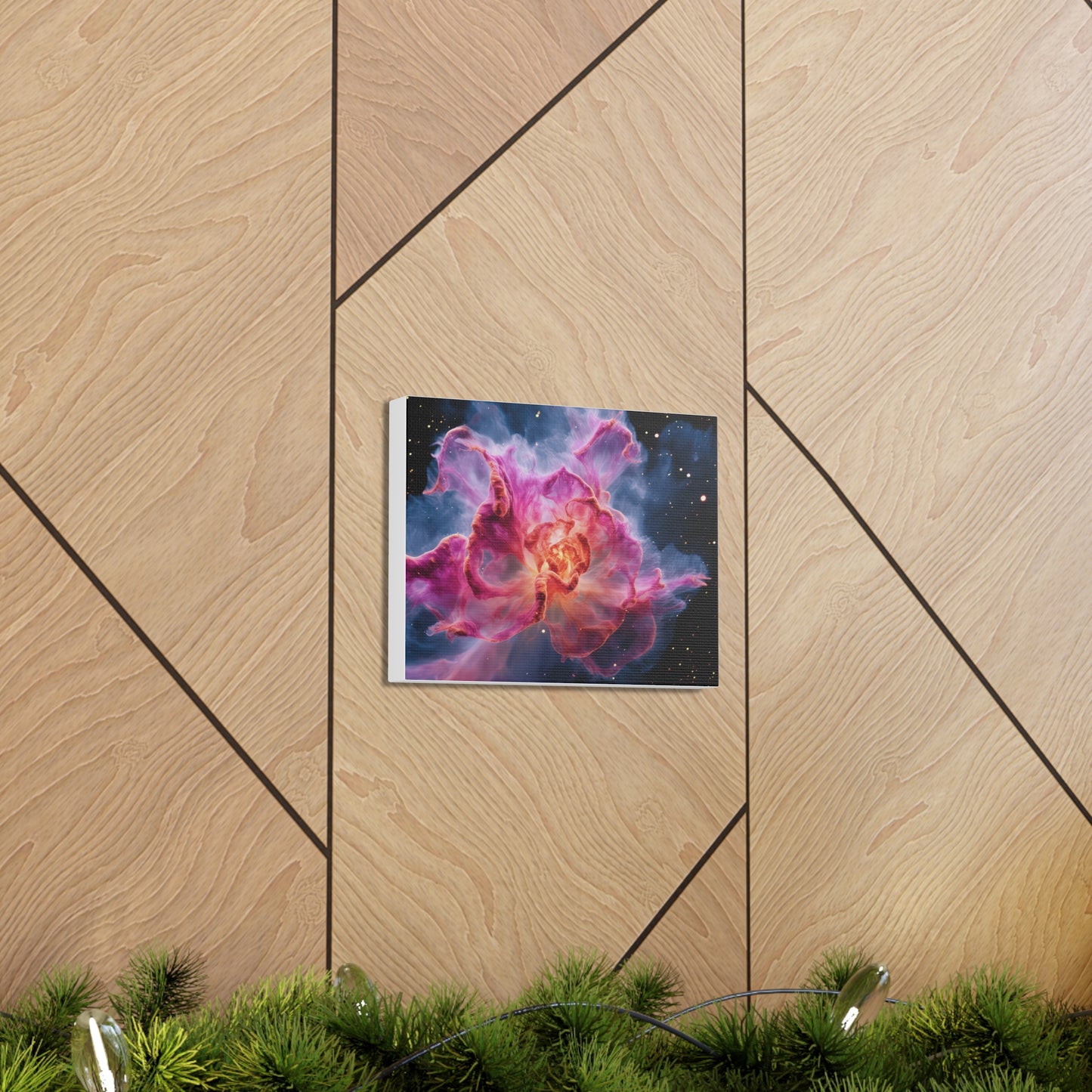 Space Flower 1 Canvas Gallery Wraps