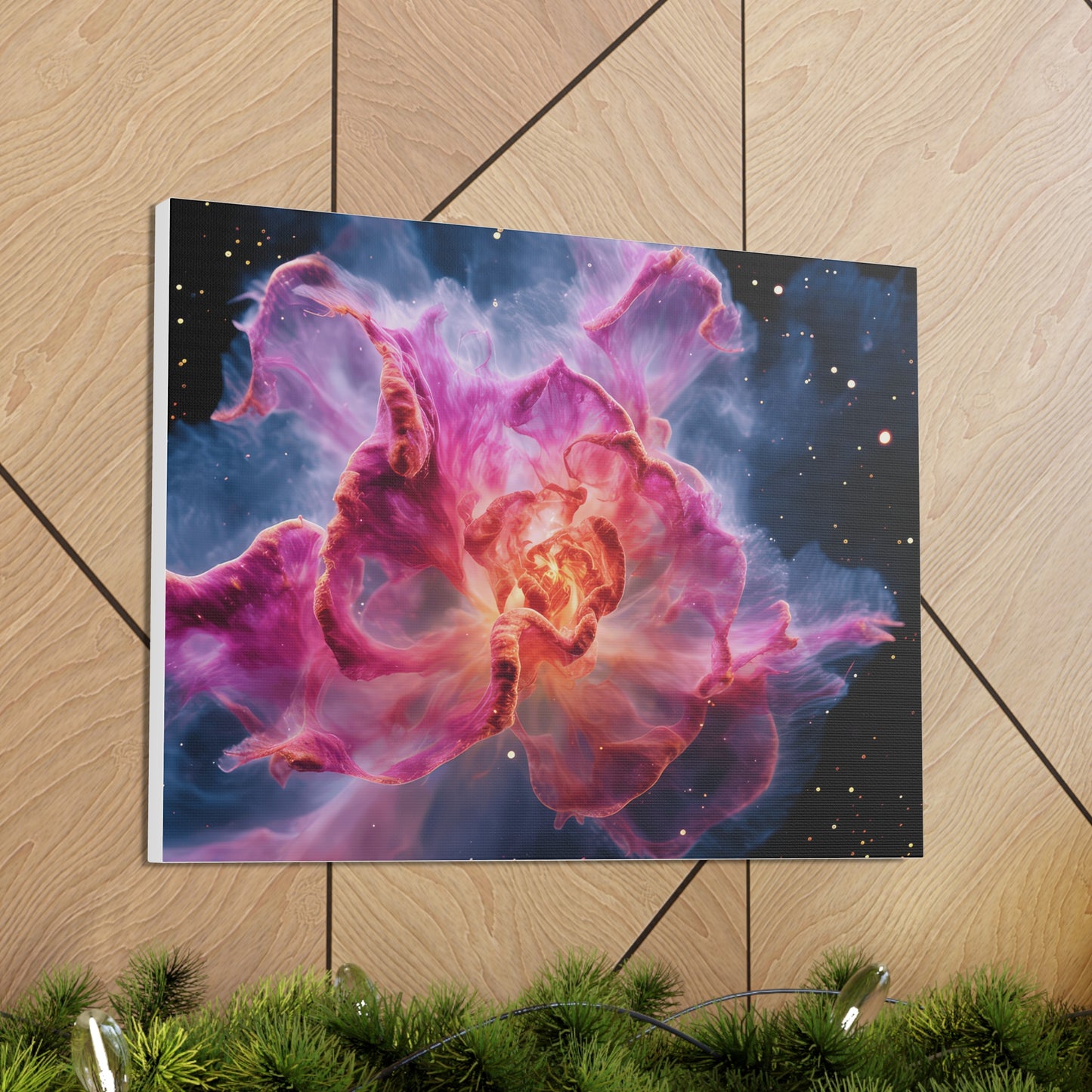 Space Flower 1 Canvas Gallery Wraps