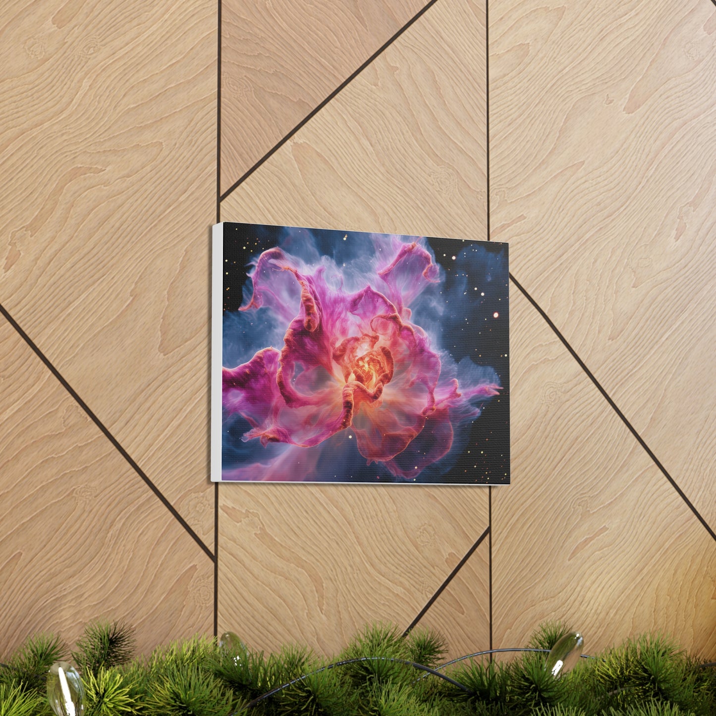 Space Flower 1 Canvas Gallery Wraps