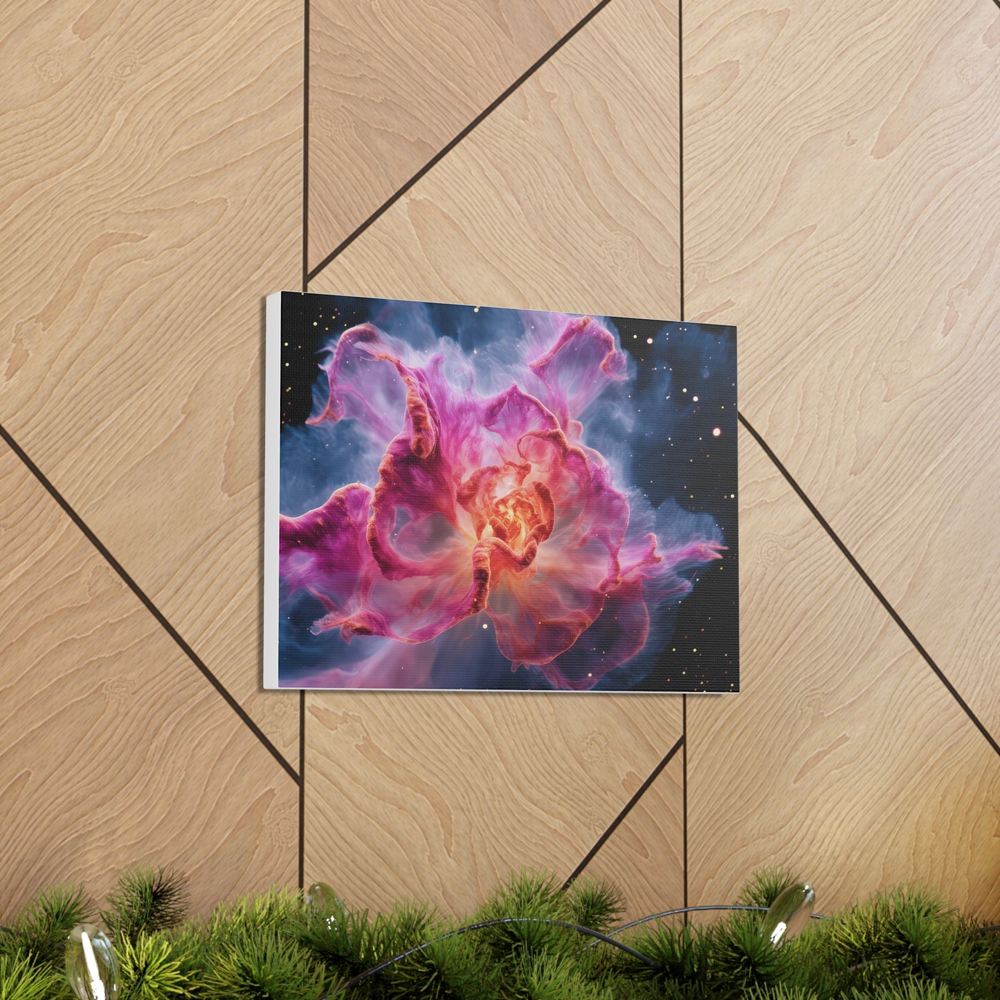 Space Flower 1 Canvas Gallery Wraps
