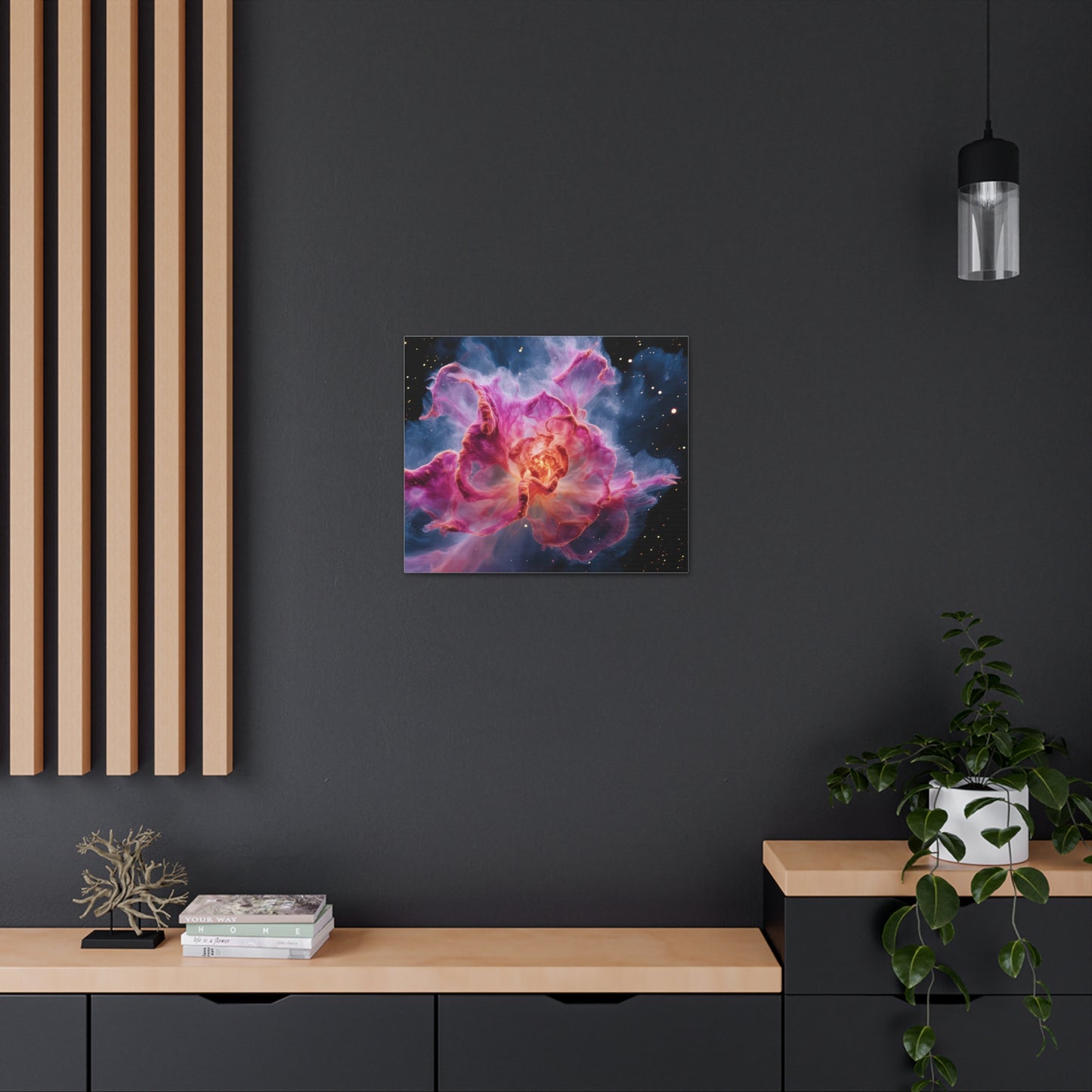 Space Flower 1 Canvas Gallery Wraps