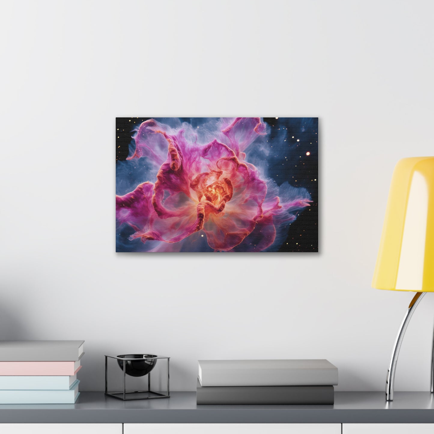 Space Flower 1 Canvas Gallery Wraps