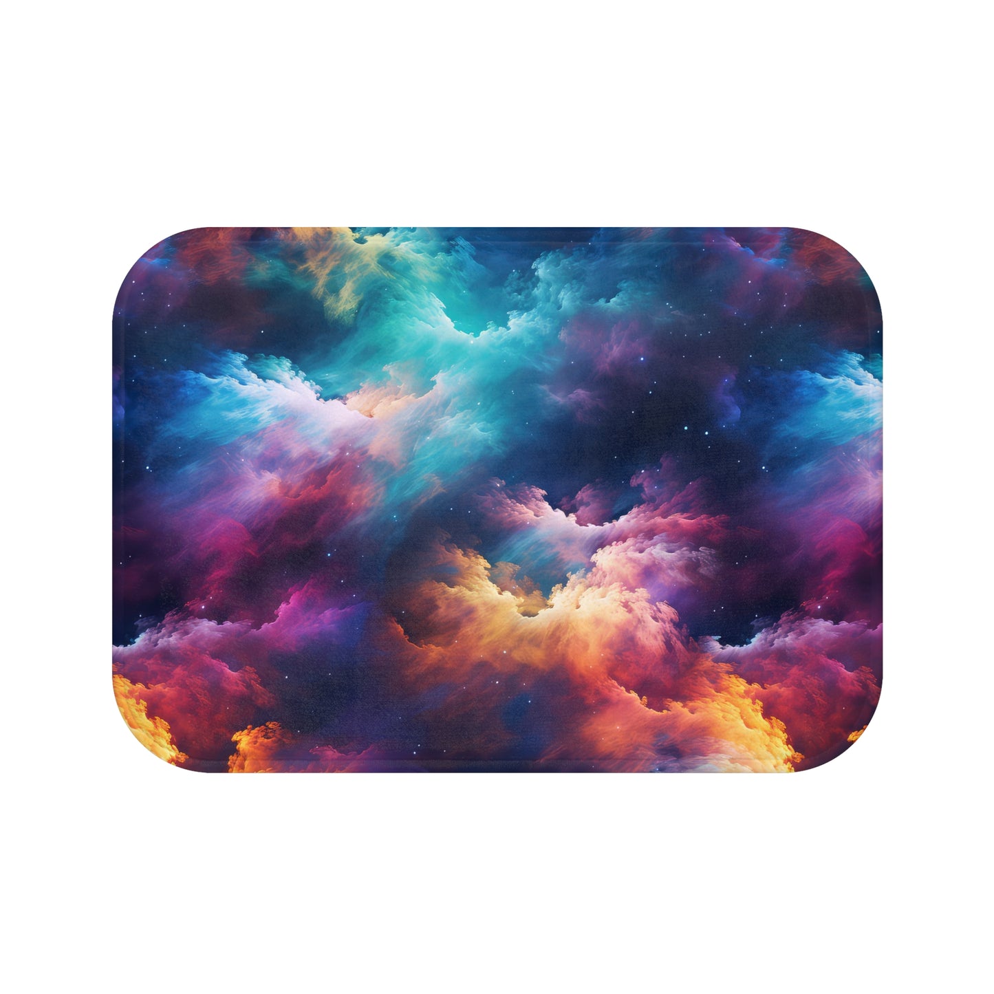 Rainbow Clouds 5 Bath Mat