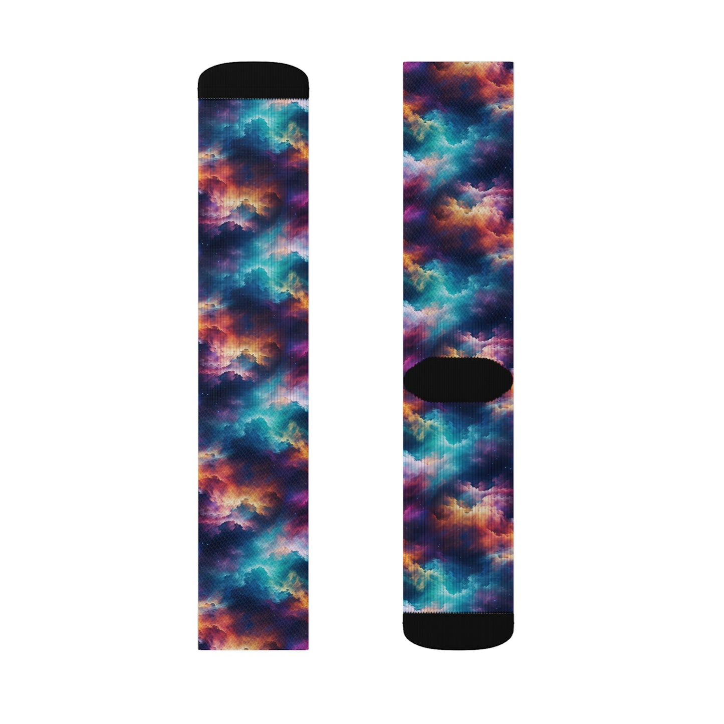 Rainbow Clouds 5 Sublimation Socks