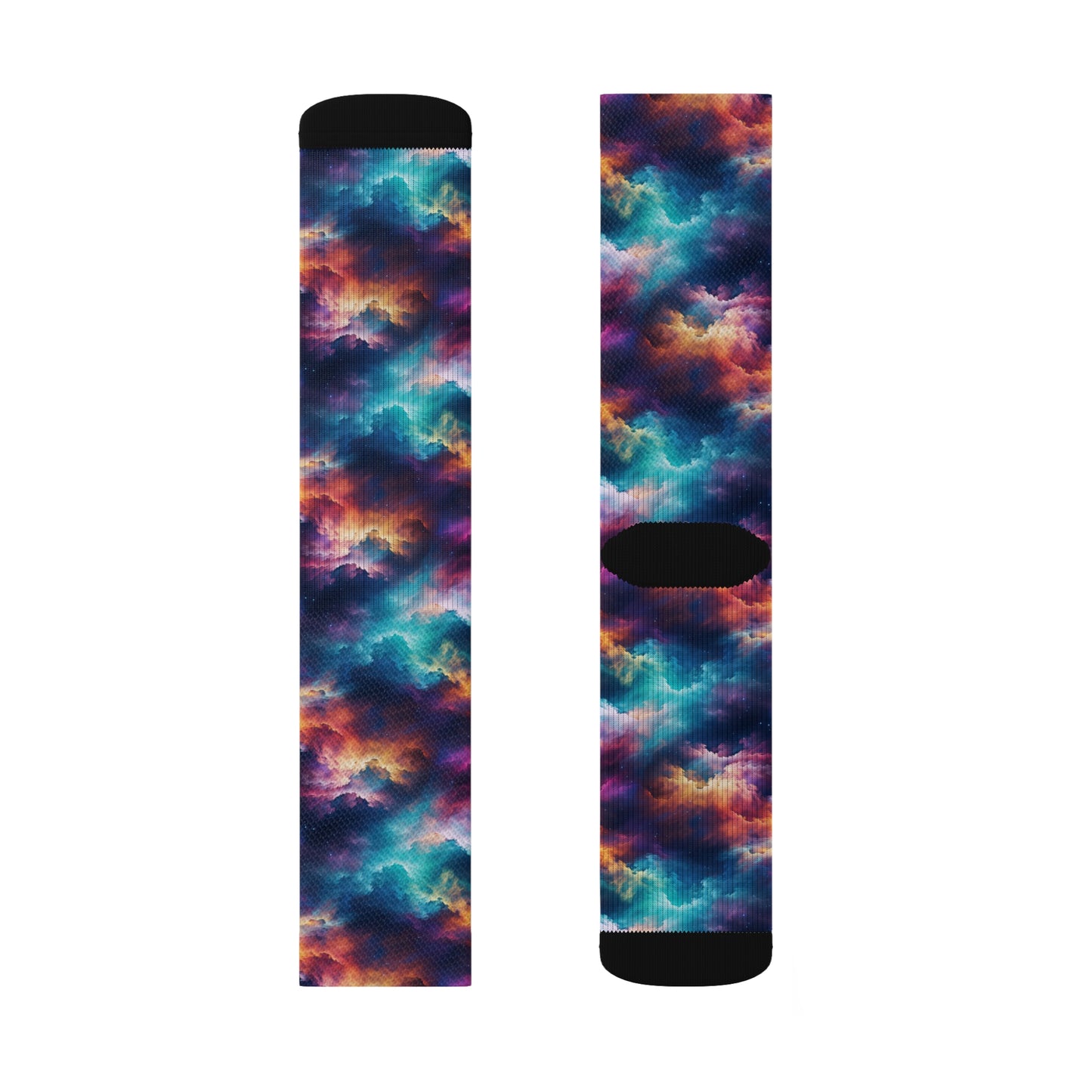 Rainbow Clouds 5 Sublimation Socks