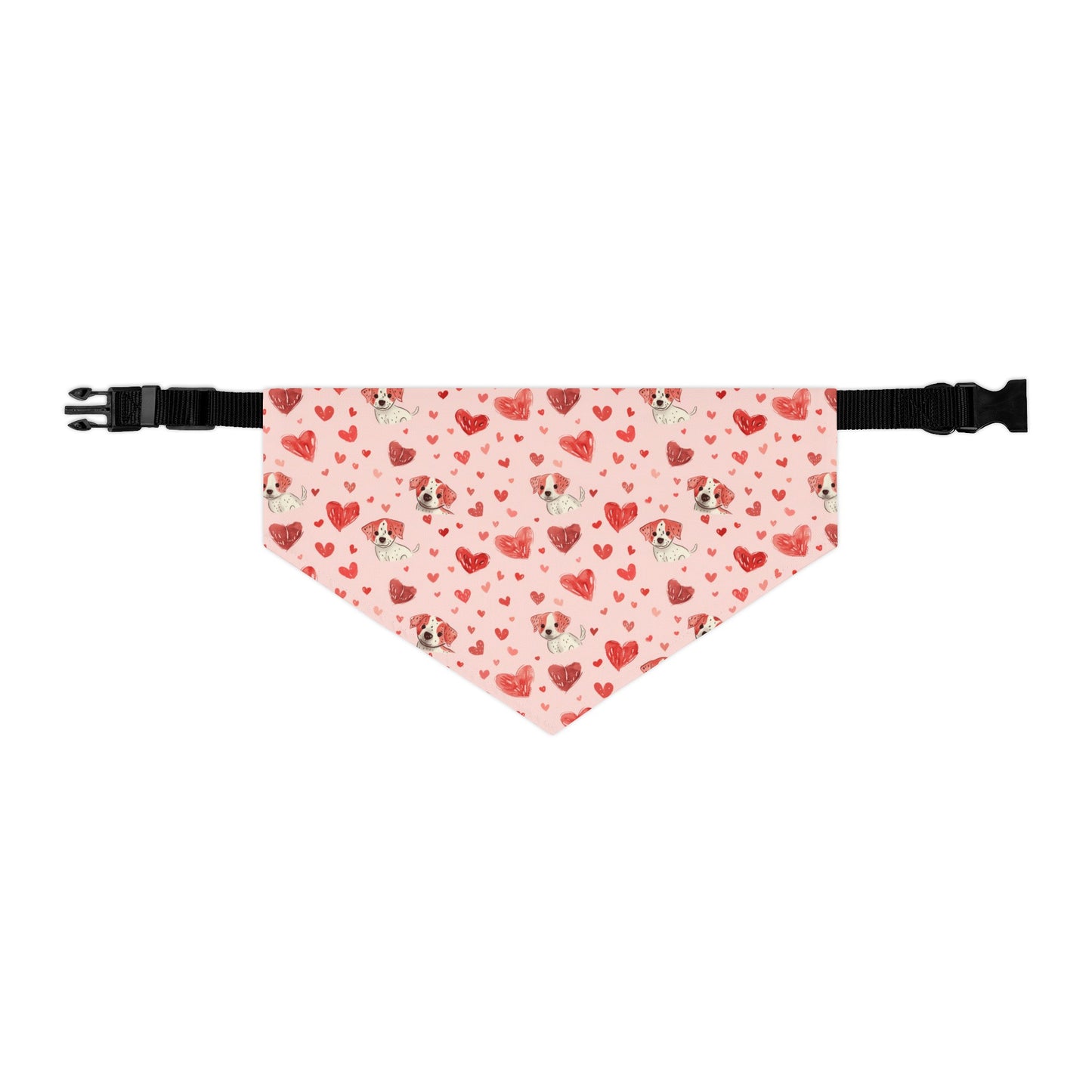 Puppies & Hearts 4 Pet Bandana Collar