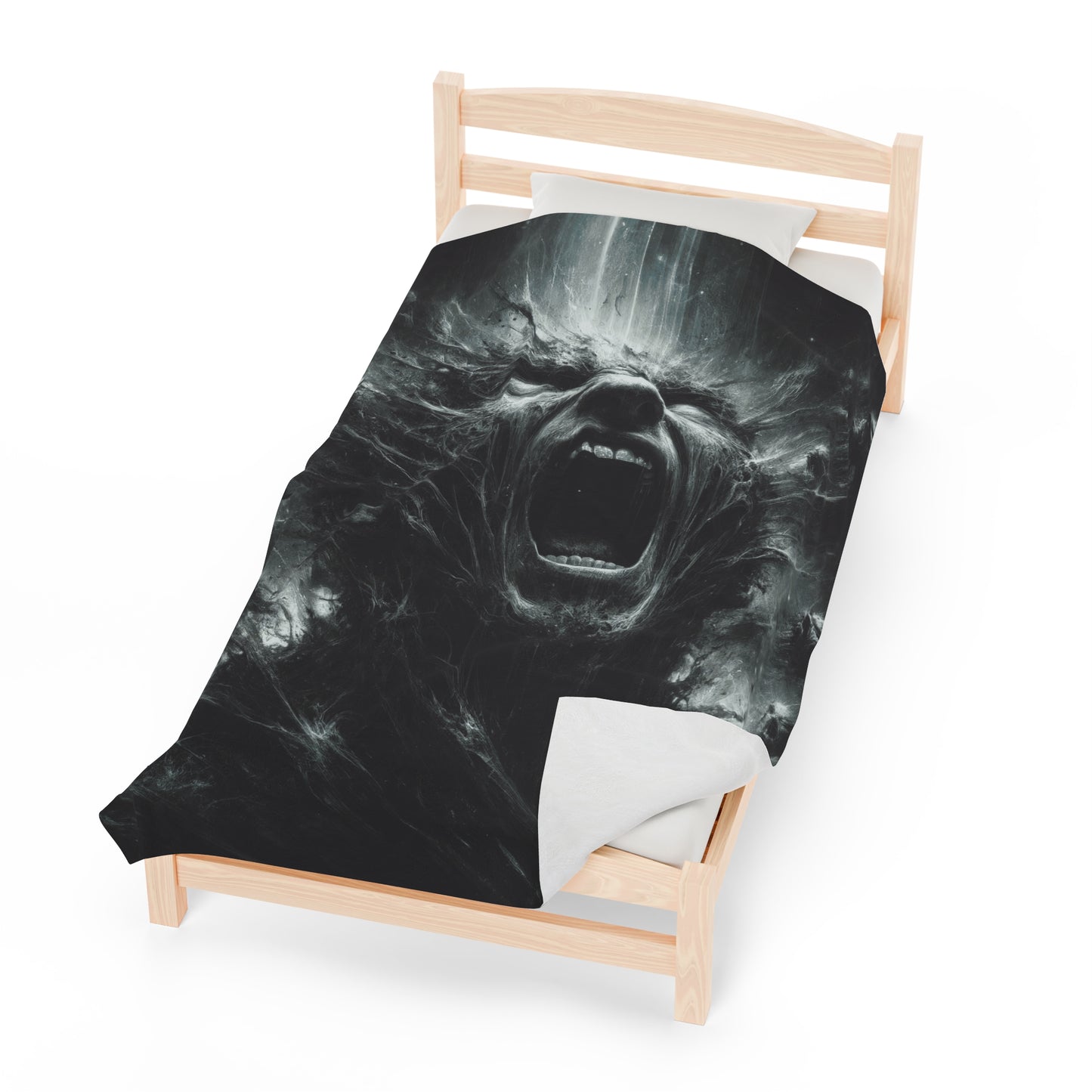 Disturbed Down With The Sickness 1 Velveteen Plush Blanket