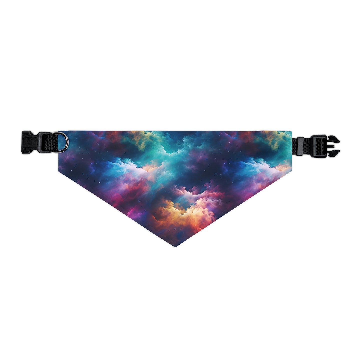 Rainbow Clouds 5 Pet Bandana Collar