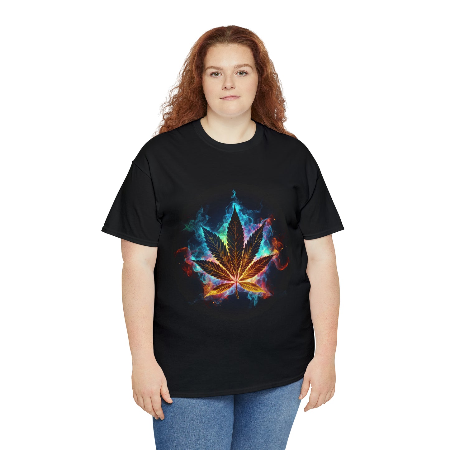 Pot Leaf 7 Unisex Heavy Cotton Tee