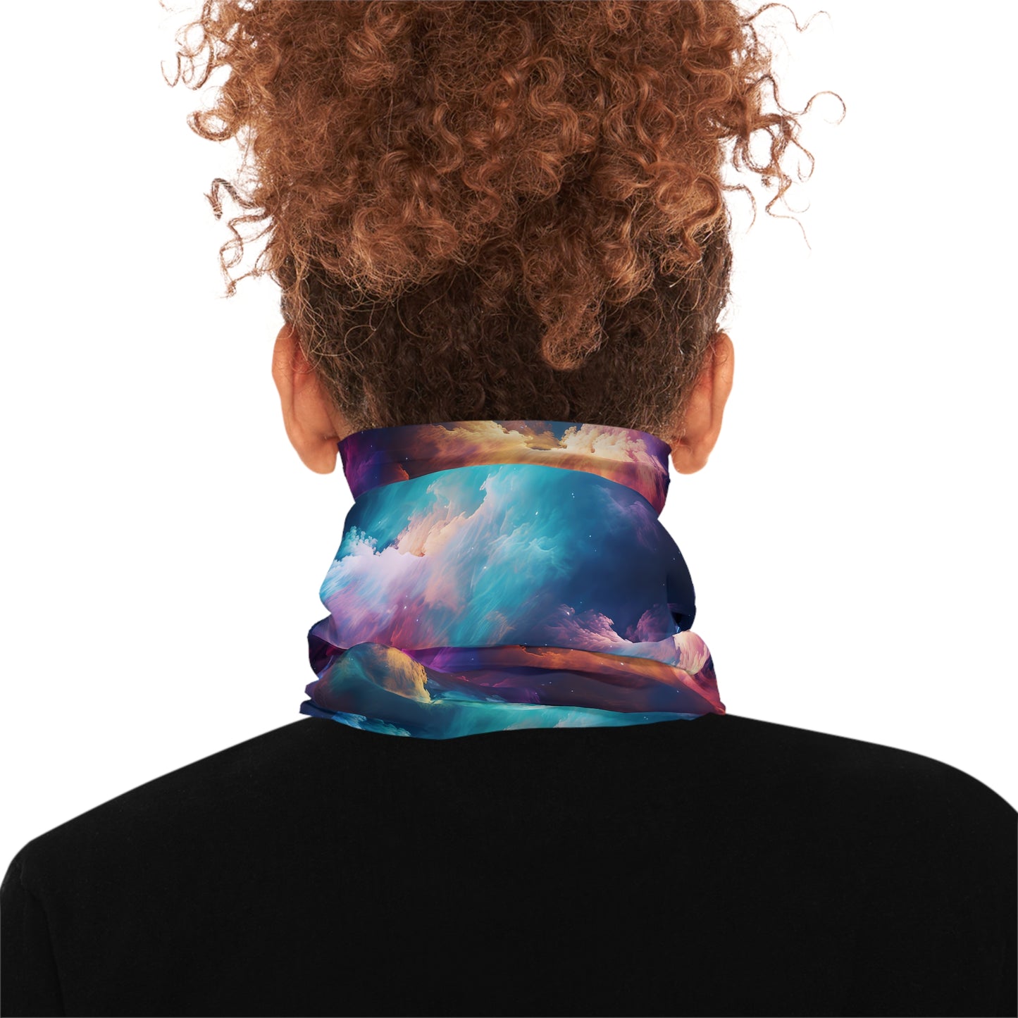 Rainbow Clouds 5 Lightweight Neck Gaiter