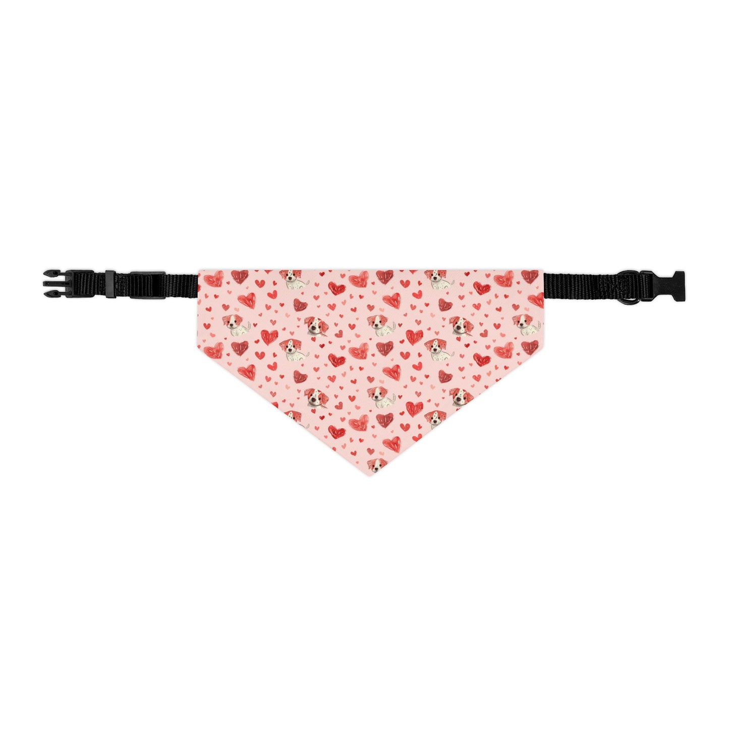 Puppies & Hearts 4 Pet Bandana Collar