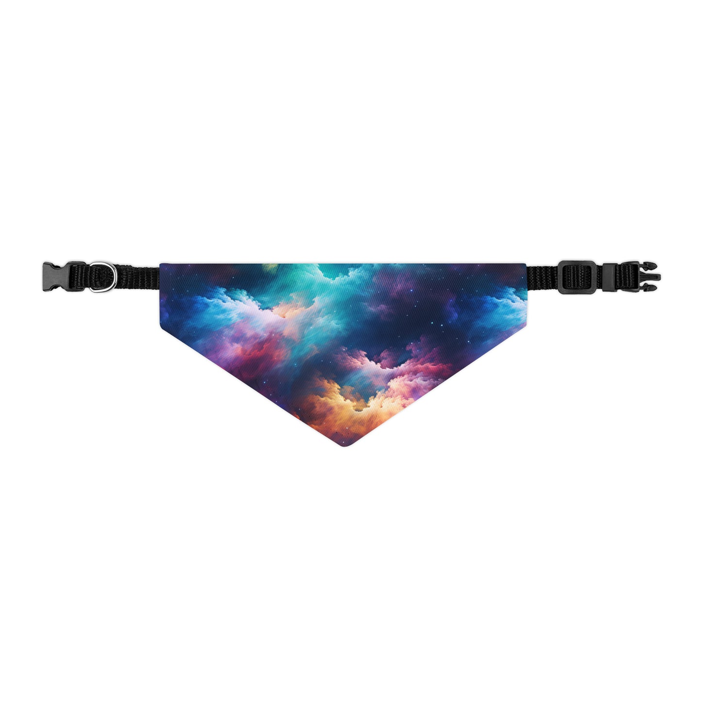 Rainbow Clouds 5 Pet Bandana Collar