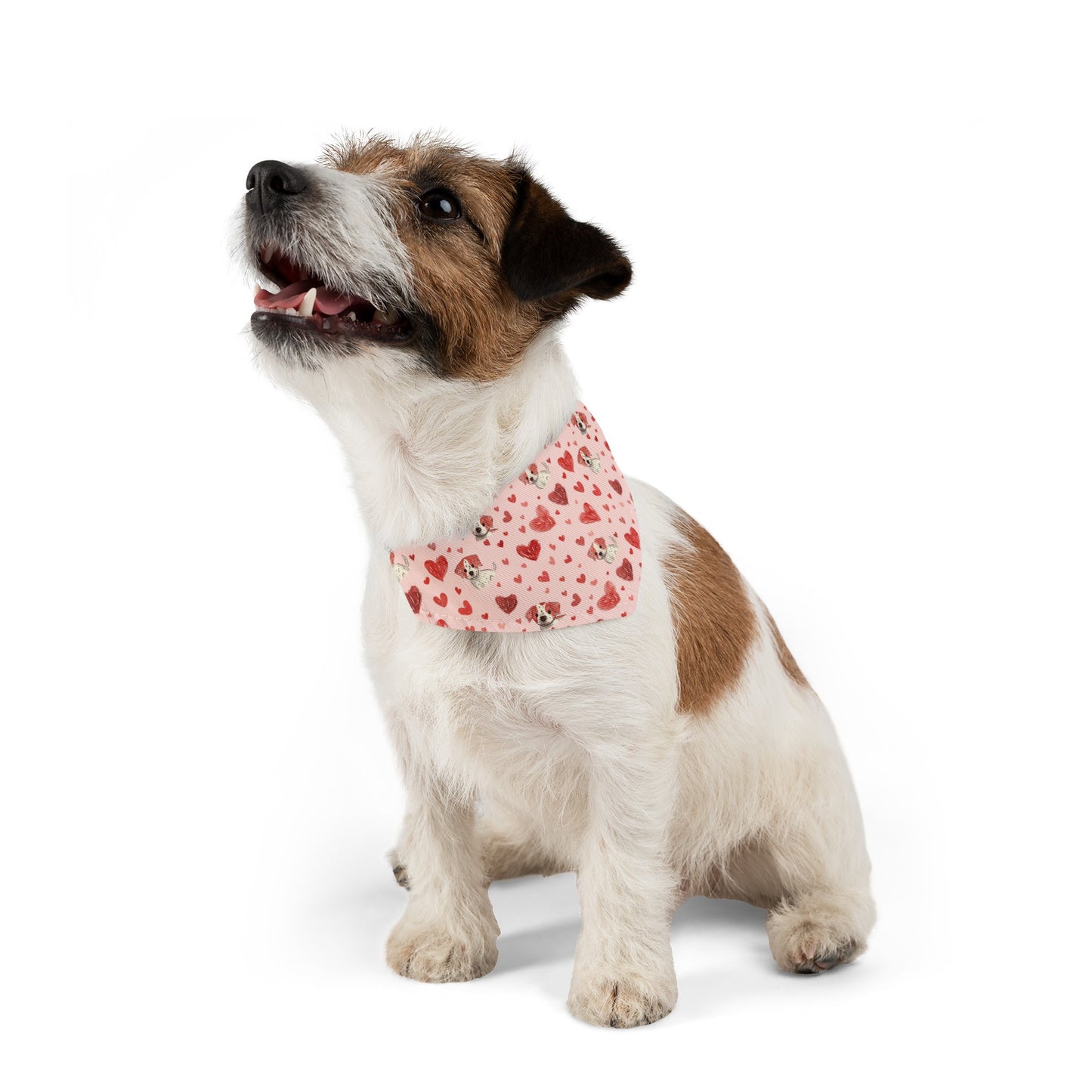 Puppies & Hearts 4 Pet Bandana Collar