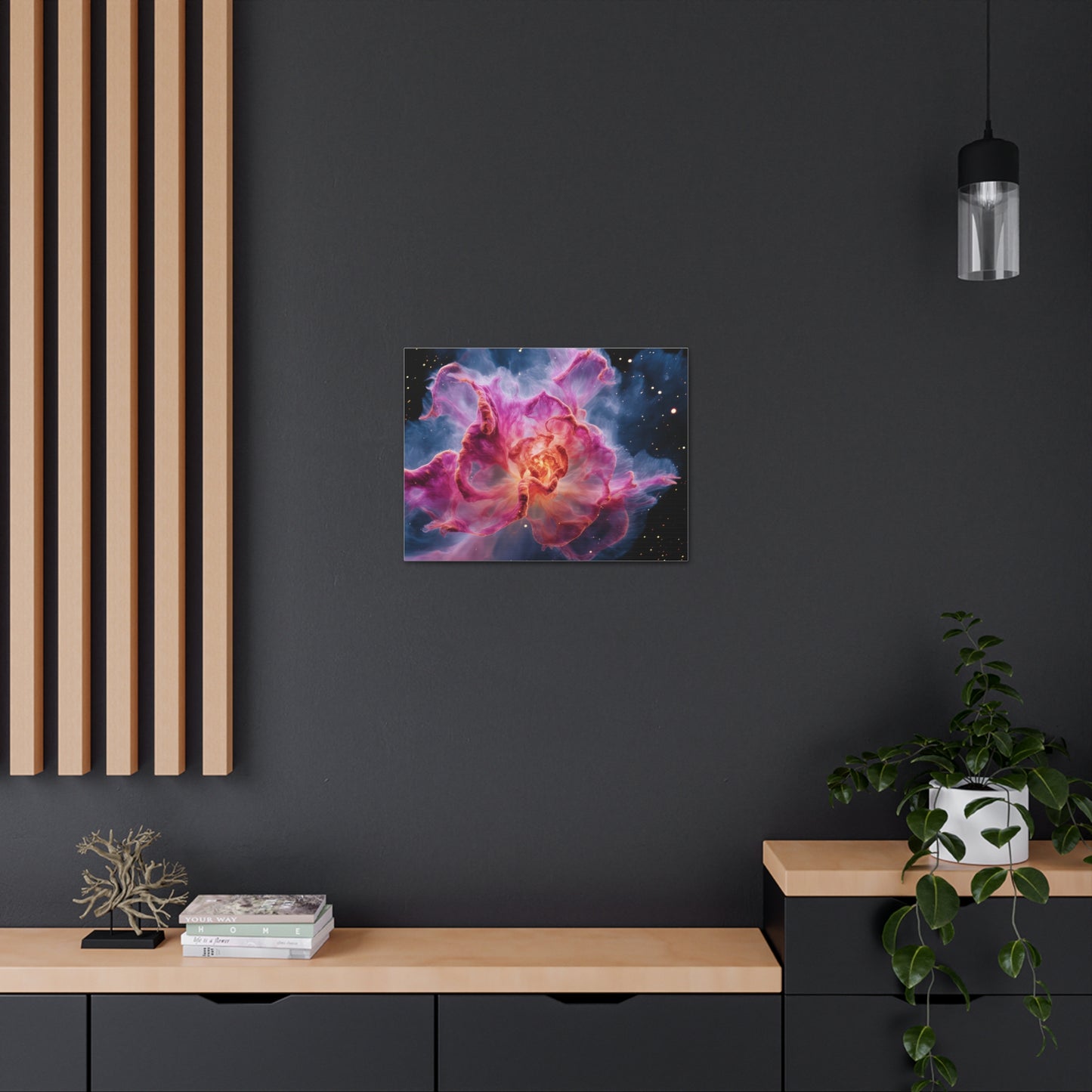 Space Flower 1 Canvas Gallery Wraps